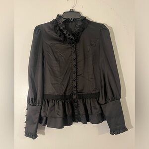 Cute black dress top